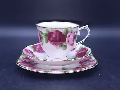 Buy Royal Albert 'Old English Rose' Tea Trio-1st Quality • 29.90£