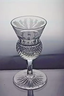 Buy Edinburgh Crystal Thistle Cut Glass Crystal Cordial Sherry Glass 3 1/4  • 34.99£