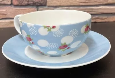 Buy Laura Ashley Fine Bone China FLORAL Cup And Saucer - VGC • 12.49£