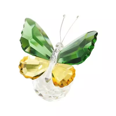 Buy Crystal Butterfly Statue Sparkling Decorations Colorful Butterfly Ornament • 9.47£