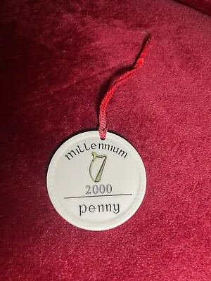 Buy Donegal Parian China Millennium Penny 2000 Irish Ireland Pottery Coin Vintage • 3.99£