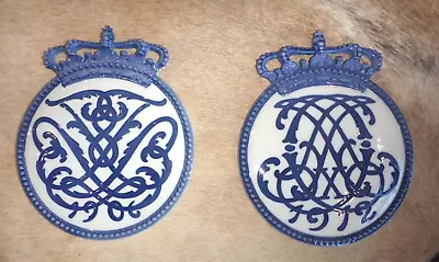 Buy 1906 + 1912 Royal Copenhagen Commemorative Plates - Set Of Two Coronation Plates • 943.99£
