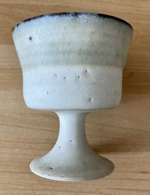 Buy DAVID HEMINSLEY Studio Pottery - Goblet Cup - 10cm Tall • 3.69£