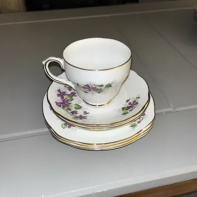 Buy Duchess Violets Bone China Tea Set  • 4.99£