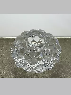 Buy Heavy Glass Candle Holder 2 1/2  - 22C • 19.99£