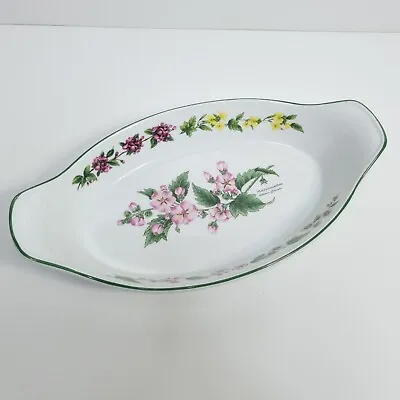 Buy Royal Worcester Marshmallow Dish Oval Oven To Table Ware Ceramic Vintage Floral • 15.69£