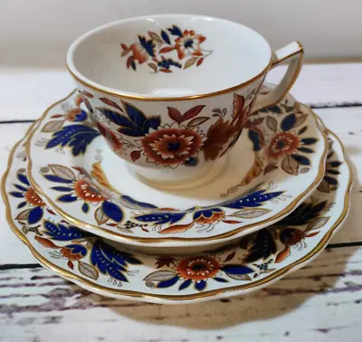 Buy Vintage Booths Dovedale Floral China Cup, Saucer & Side Plate Set Afternoon Tea • 15£