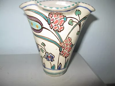 Buy Honiton Pottery Wall Sconce Hand Painted Floral Design • 8.50£