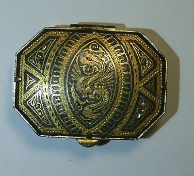 Buy Miniature Box Dragon China Metal Gold-Plate • 22.77£