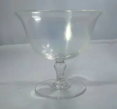 Buy Vintage Glass Luster Finished Small Stemmed Bowl  • 8£