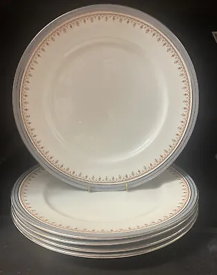 Buy Aynsley Bone China Silver Shadow 5 Dinner Plates • 18.92£