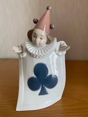 Buy Nao By Lladro ~ ‘Ace Of Clubs’. Playing Card Jester. Boxed. Hard To Find. VGC. • 24.50£