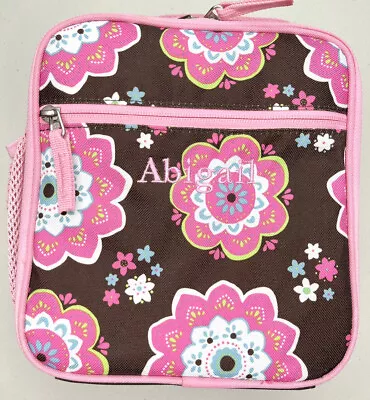Buy Pottery Barn Kids Flower Classic Lunch Box *abigail* New Chocolate Pink Bag Girl • 14.39£