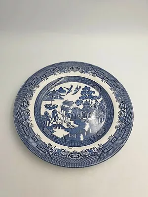 Buy Churchill Earthenware 26cm Blue & White Willow Pattern Large Dinner Plate  • 13.99£