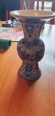 Buy Delft Blue And White Pottery Vase • 10£