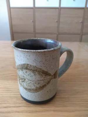 Buy Vintage HP Welsh Studio Pottery Small 'Aberaeron Sea Aquarium' Stoneware Mug • 4.99£