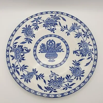 Buy Delph Blue & White Plate Wood & Sons Minton Pattern Circa 1910 • 9.99£