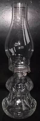 Buy Large Vintage  Farms Lamp Light  Glass Oil Lamp With Chimney. UK ONLY. Free Post • 16£
