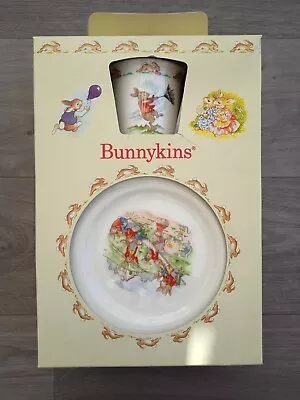 Buy Royal Doulton Bunnykins Children's Set Boxed 3 Pieces Mug Plate Cereal Bowl 1989 • 14.99£
