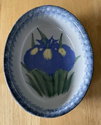 Buy Highland Stoneware 10 Inch Oval Serving Dish Hand Painted • 20£
