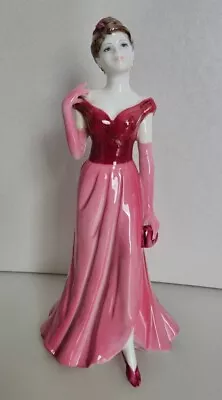 Buy Coalport Figurine 2001 Ladies Of Fashion   Lady In Red   Approx Height 8  (21cm) • 19.50£