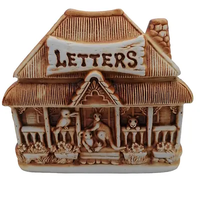 Buy Letter Rack Letter Holder Australian Cottage Swagman Pottery Home Birthday Gift • 24.95£