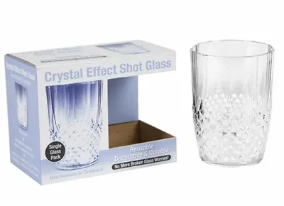 Buy Clear Plastic Crystal Cut Effect Glass Party Drinking Whiskey Tumbler 2 4 Or 6s • 6.49£