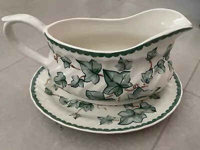 Buy Vintage Bhs Country Vine Gravy Boat And Saucer • 10£