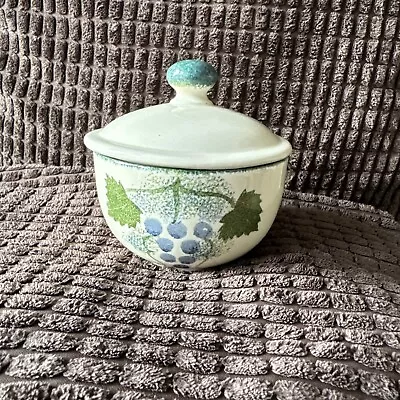 Buy POOLE POTTERY  VINEYARD Ceramic COCOTTE DISHES  / LIDDED SUGAR BOWLS • 10£