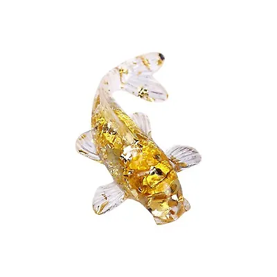 Buy Natural Crystal Gravel Fish Shape Small Ornaments Decorative Office Surface • 3.35£