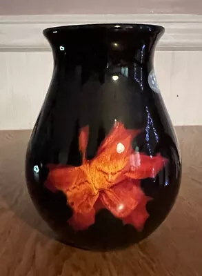 Buy Poole Pottery Forest Flame Flambe Venetian Vase • 38.43£