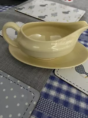 Buy Vintage Wood's Ware Jasmine Gravy Boat And Matching Saucer • 14£