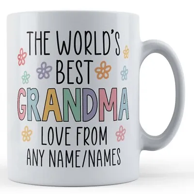 Buy Personalised Worlds Best Grandma - Gift Mug • 10.99£