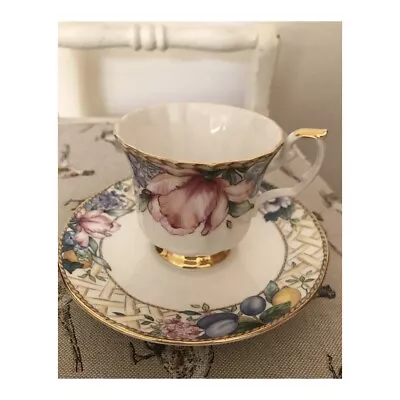 Buy Crownford Queen’s China Floral Cup And Saucer Vintage China • 3.20£
