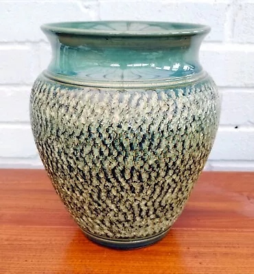 Buy Superb Large Vintage 1970s Denby Bracken Fern Vase • 29.99£