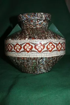 Buy Stunning Gerbino French Mosaic Studio Pottery Vase 50’s Vgc • 290£