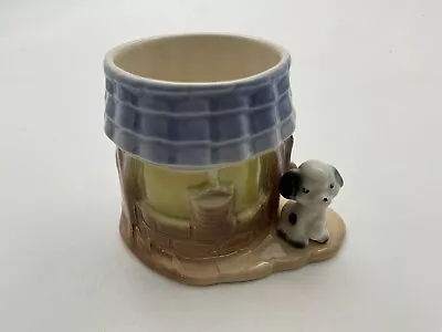 Buy Hornsea Pottery  - Number 225 - Dog By A Wishing Well - Made In East Yorkshire • 13.50£