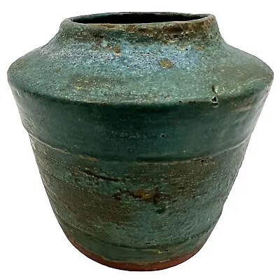 Buy Marked Ceramic Vase With Volcanic And Metallic Glaze  Similar To Beatrice Wood • 282.91£