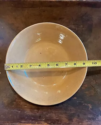Buy Antique Yellow Ware Nappy 9.5” Milk Bowl Yelloware Nappie Pan • 24.45£