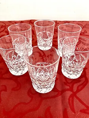 Buy 6 X Royal Brierley Crystal “Bruce”cut Glasses . Old Fashioned Tumblers.  Ex.cond • 38£