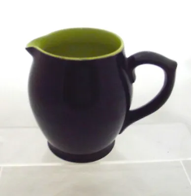 Buy Denby Langley Pottery 1 Pint Milk Jug In Lime Green & Black Made In Stoneware • 5.95£