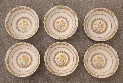 Buy Copeland Spode Buttercup England (6) Bowls 6 1/4  Old Marking • 60£