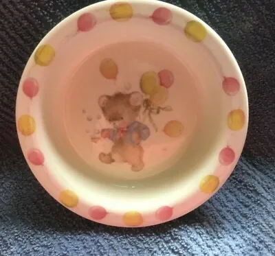 Buy Royal Vale Baby Bowl Bone China Bear With Balloons Made In England  • 7.58£