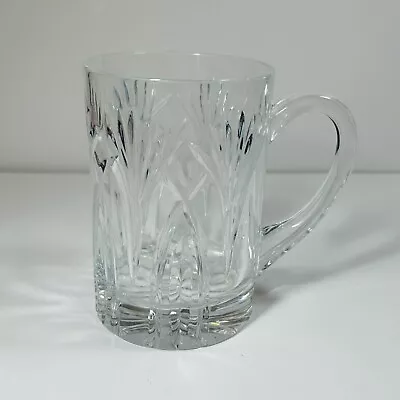 Buy Vintage Royal Doulton Crystal Glass Georgian Cut Tankard Signed 1 Pint • 19.99£