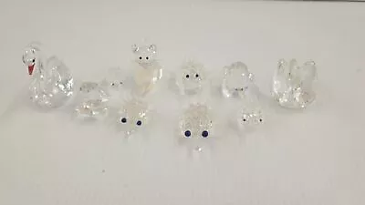 Buy  Mini Glass Animal Figurines X 10 Used Good Condition (A5) • 5£