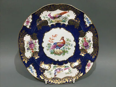 Buy Vintage Staffordshire Bone China Bird Of Paradise Cabinet Plate • 34.95£