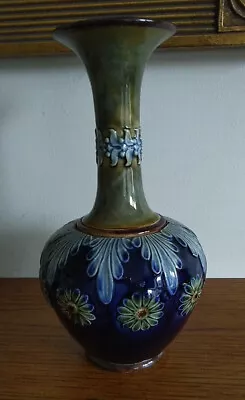 Buy Doulton Lambeth Art Nouveau Gourd Vase, Ethel Hawkins, Circa 1912 • 16.50£