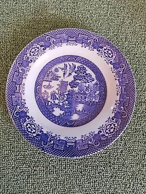 Buy Vintage Wood & Sons, England - Woods Ware Blue Willow Pattern Side Plate - 6.75  • 4.50£