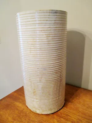 Buy Vintage Zanesville Stoneage Homespun 10  Pottery Vase #4010 - Oatmeal  • 23.58£