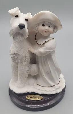 Buy 1995 Capodimonte Giuseppe Armani Girl With Dog “A Perfect Match  Florence Italy • 54.67£